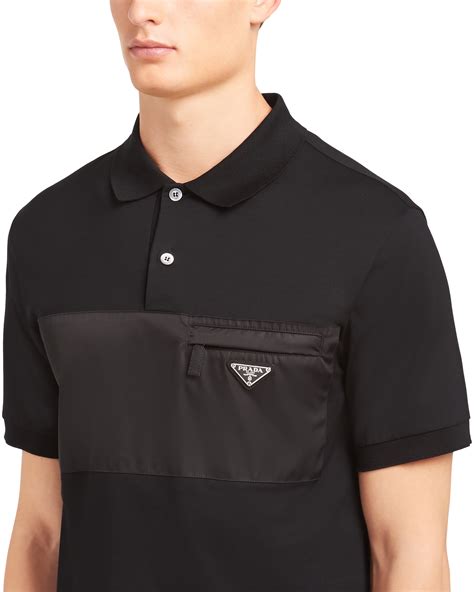 mens prada poli|Prada polo tee price.